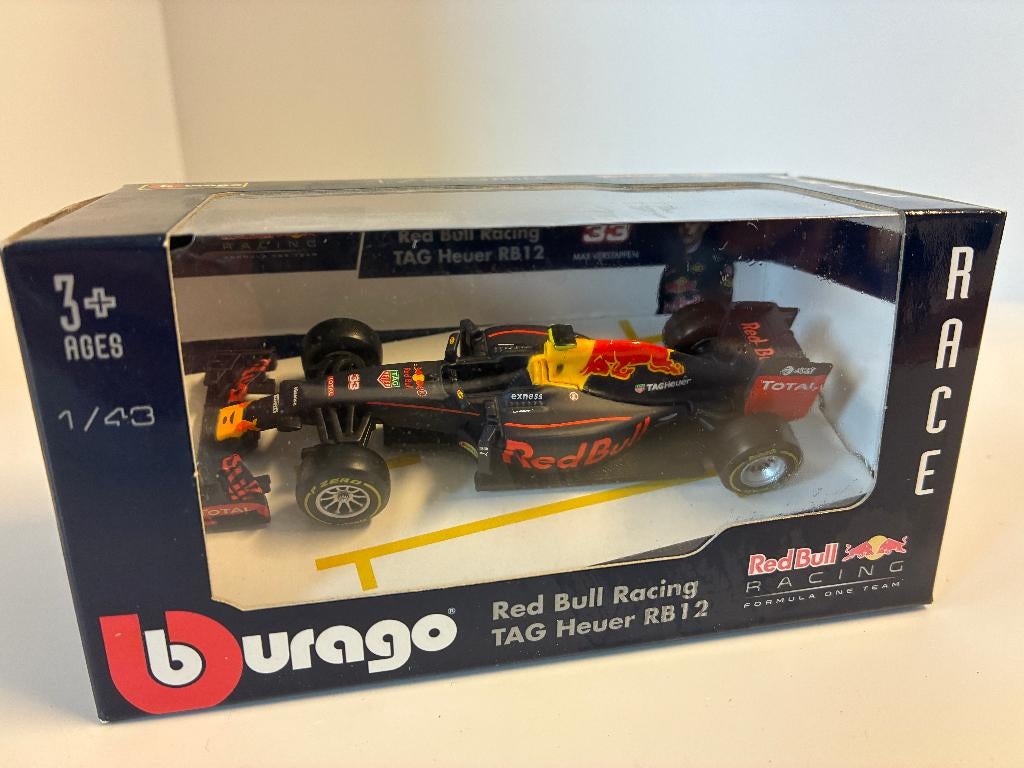 39703: Red Bull RB12 - Max Verstappen - 2016 - Bburago 1:43, Overige merken, Auto, De Steenbok 26, 5215 ME ‘s-Hertogenbosch, BBurago