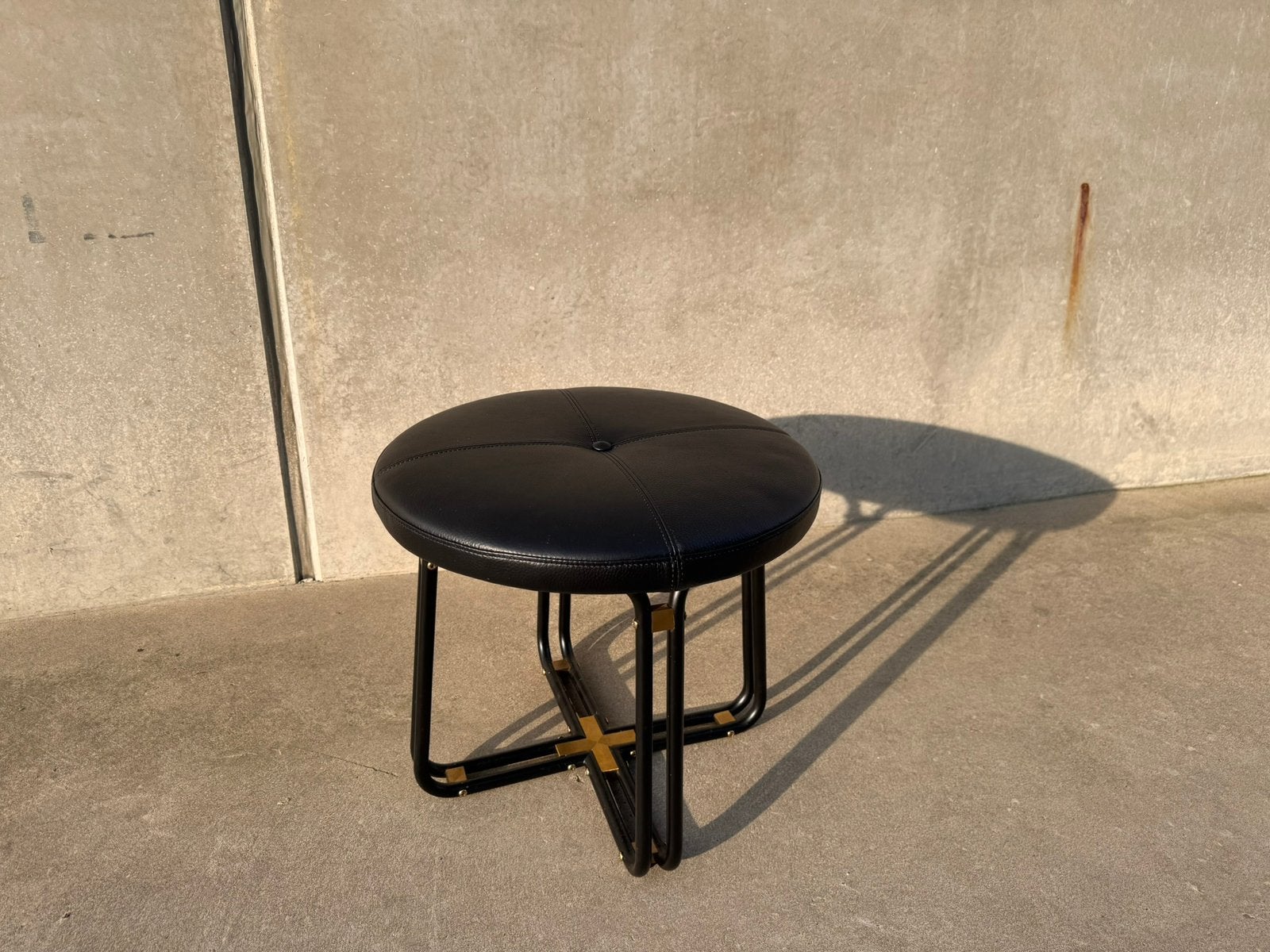 STELLAR WORKS CHILLAX STOOL | NERI & HU | zwart leer design, Overige materialen, |, Ophalen of Verzenden, Zo goed als nieuw