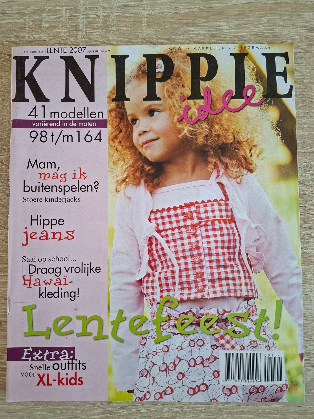 Knippie Zelfmaakpatronen Lente 2007 - Kinderkleding, Hobby en Vrije tijd, Kledingpatronen, Kind, Knippie, Ophalen of Verzenden