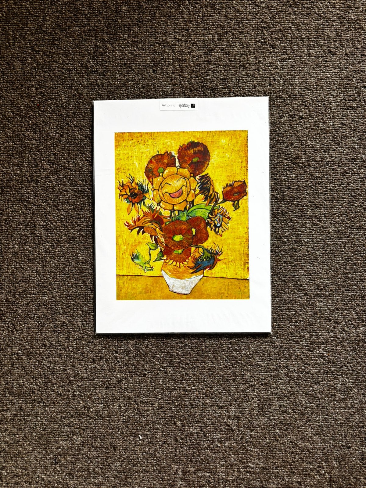 Art print..Sunflora Pokemon van Gogh, Ophalen of Verzenden, Nieuw, Overige typen