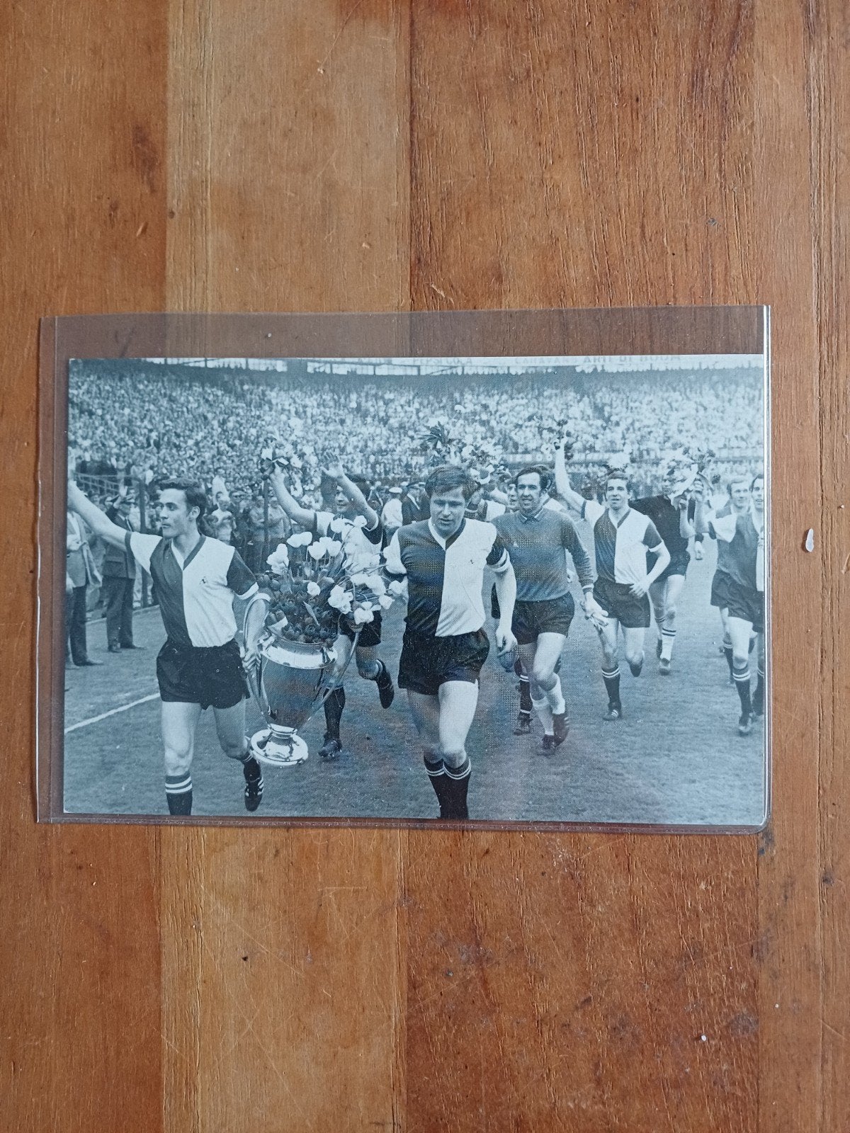 1970 ansichtkaart Feyenoord Europa Cup I, Verzamelen, Verzenden, Nieuw, Feyenoord, Overige typen