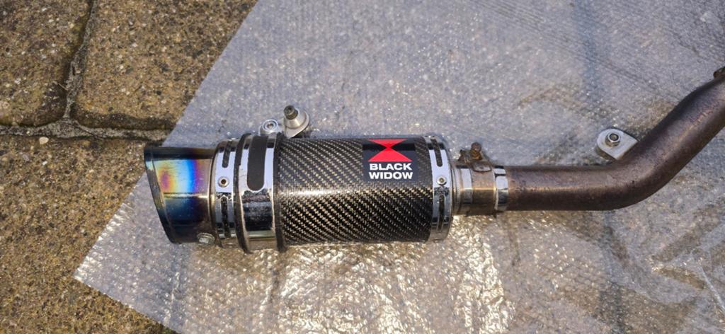 black widow short pipe yamaha yzf-r125 (2014-2018), Ophalen, Nieuw