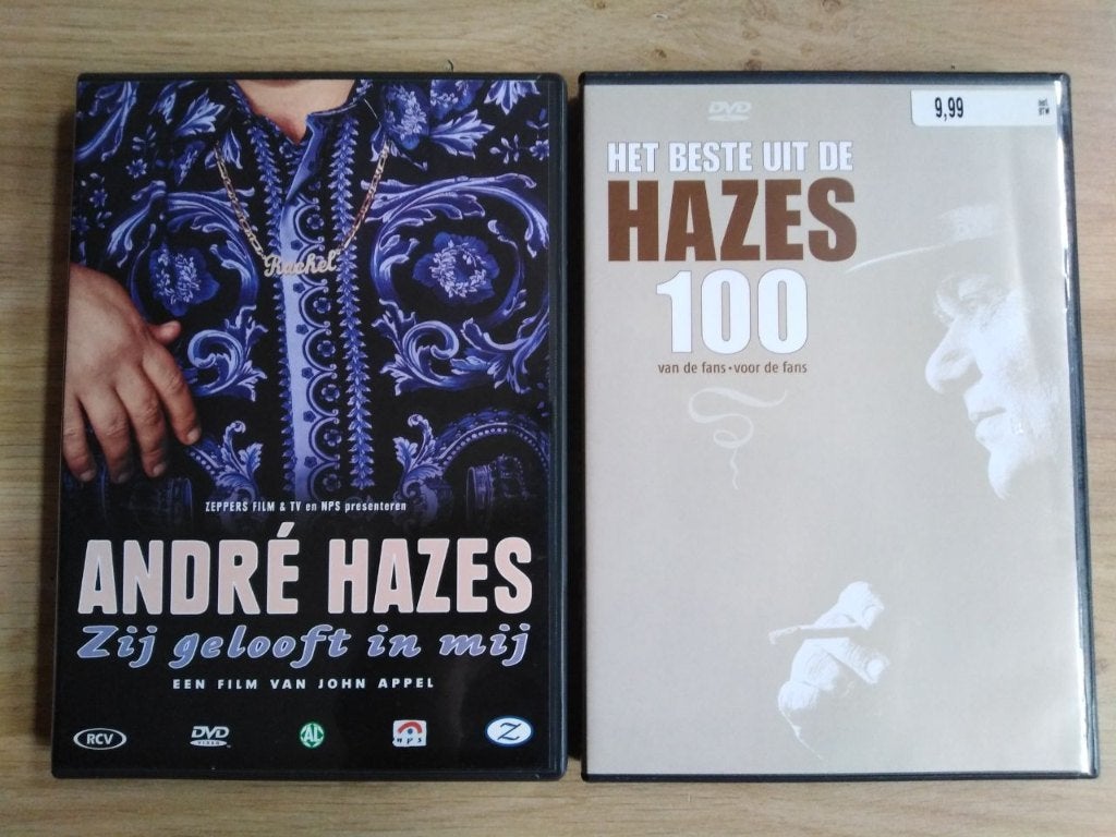4x DVD's muziek — Het beste uit de Andre Hazes 100 ( ZGAN ), Ophalen, Alle leeftijden, Inclusief doosje, Nederlands