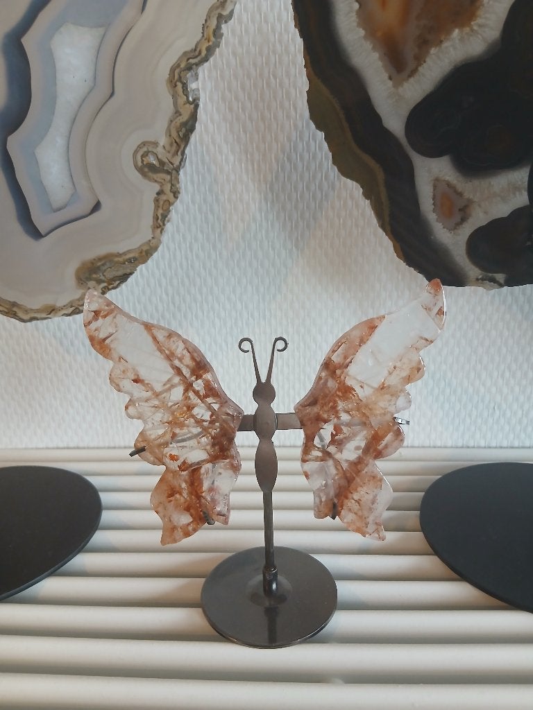 Vuurkwarts vlinder, Ophalen, Mineraal