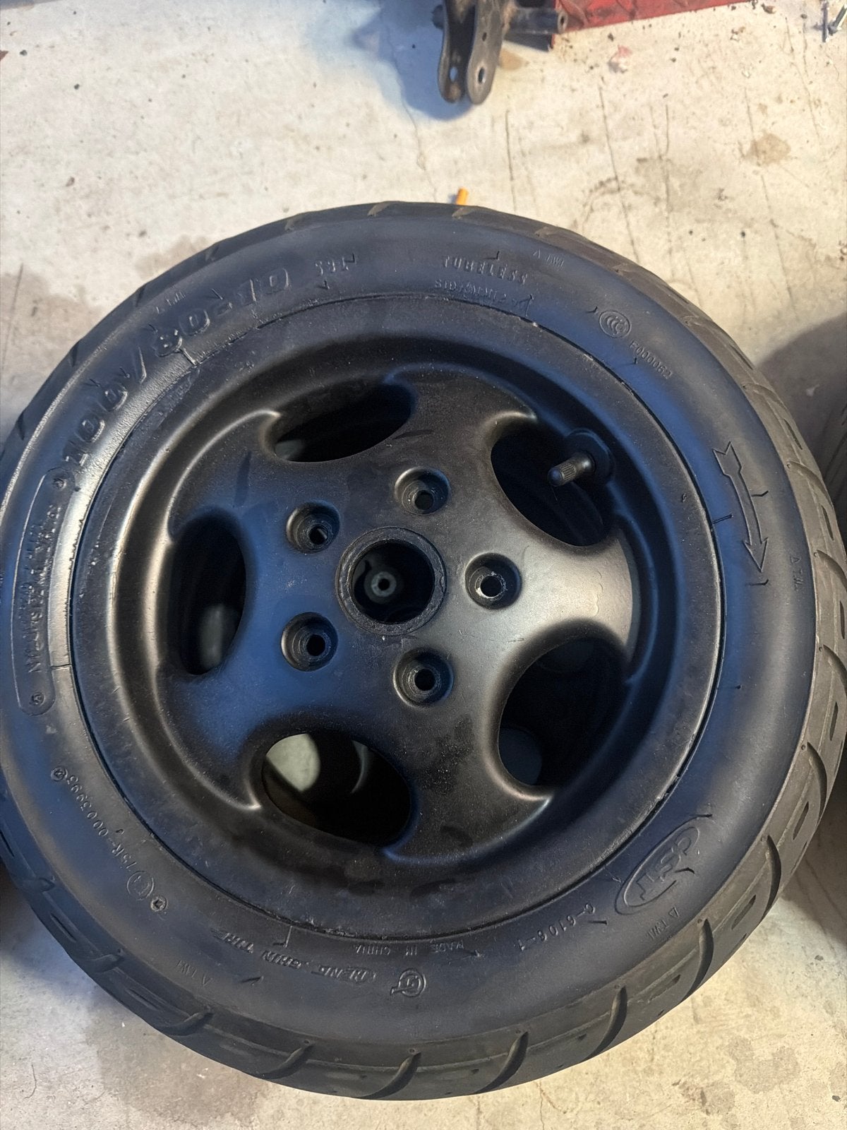 Piaggio Zip h2o voorvelg met band, Ophalen, Gebruikt, Overige typen, Piaggio