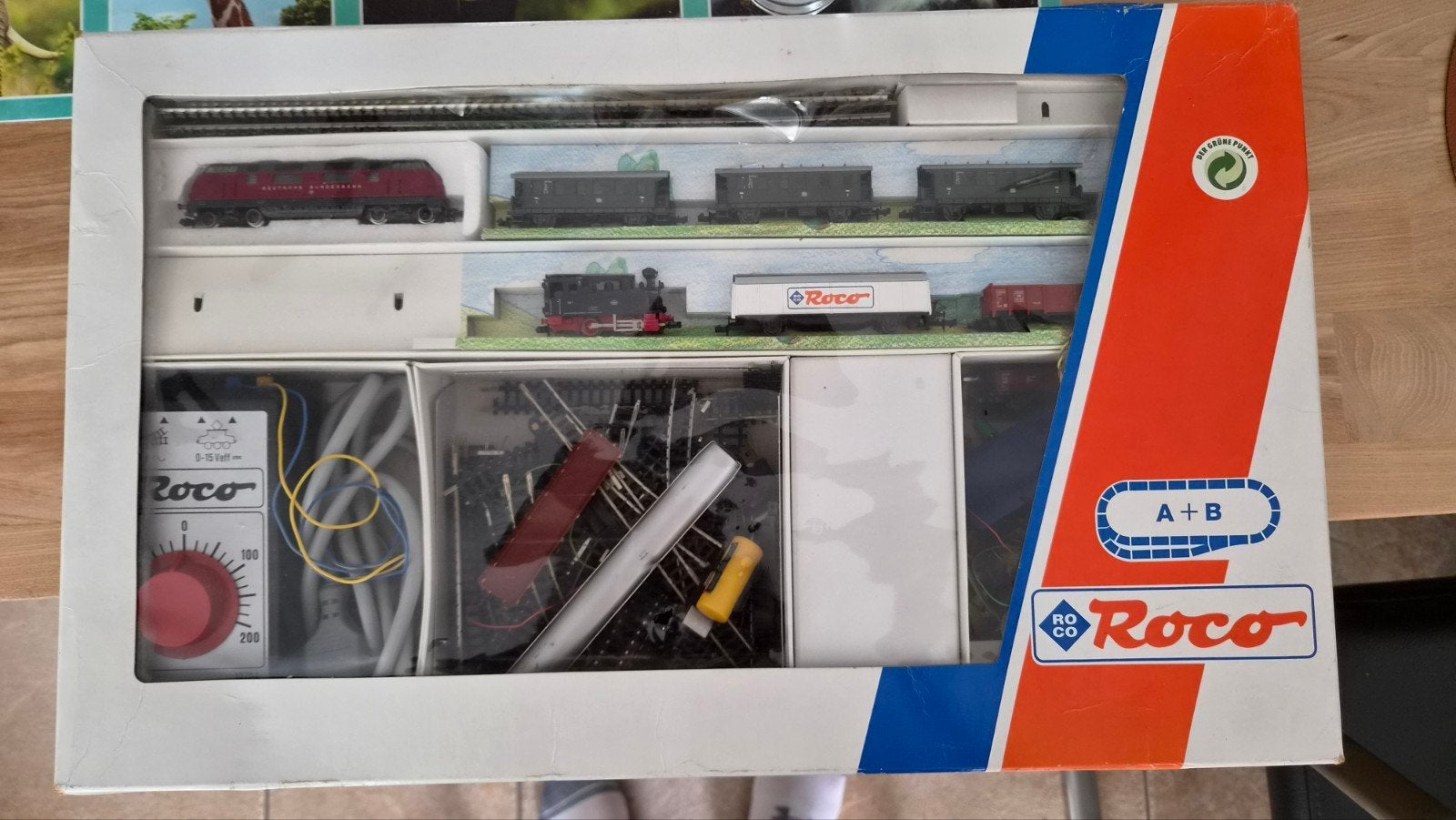 Roco Treinset 21031 met Fleischmann Piccolo 7000 Locomotief, Gelijkstroom, Fleischmann, Ophalen of Verzenden, Gebruikt