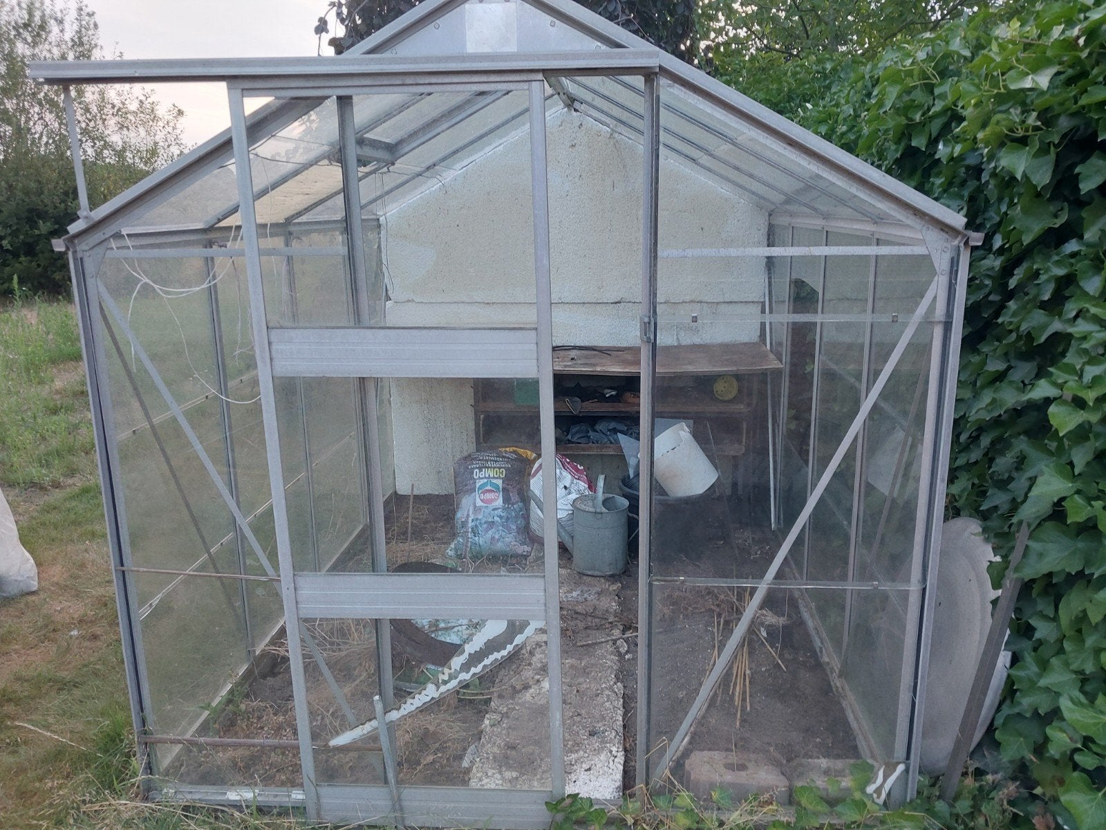 kweekkast/ hobbykast /glazen kast., Ophalen, Glas, Aluminium