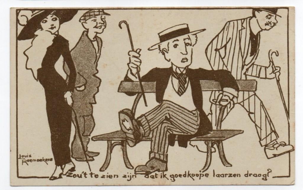 Illustrator Louis Raemaeckers, Ophalen, 1940 tot 1960, Ongelopen