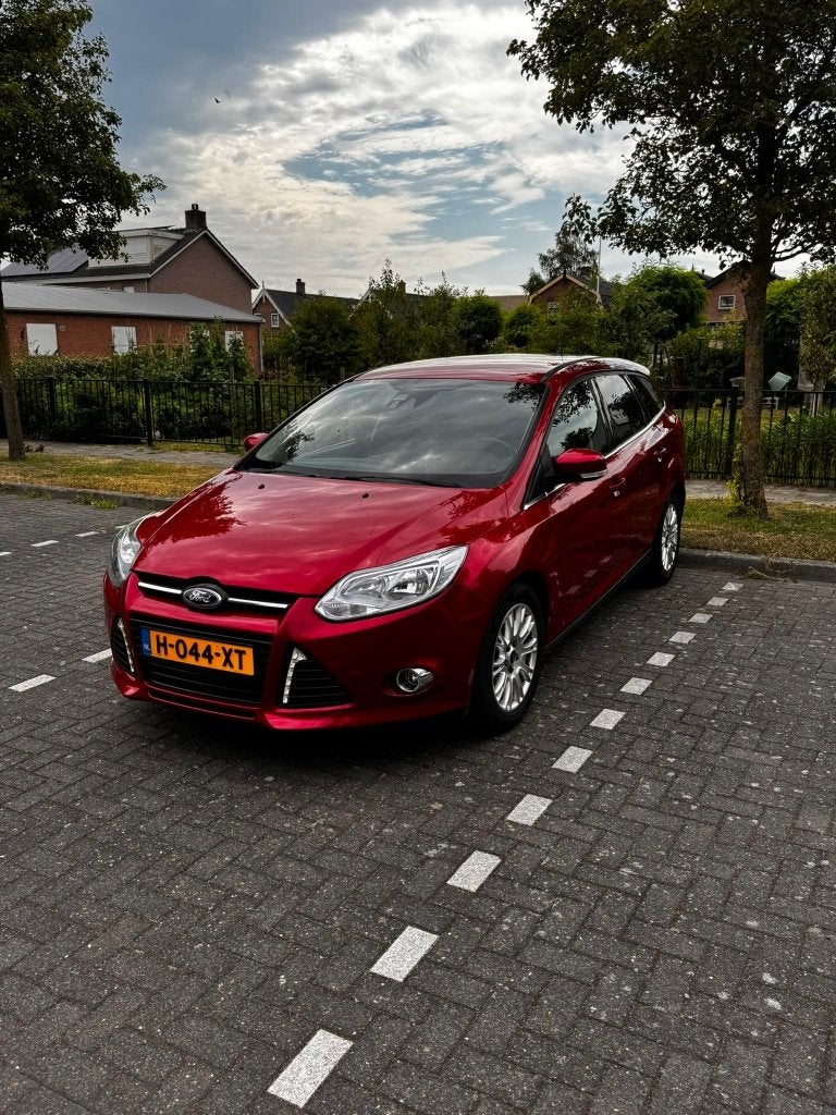 Ford Focus 1.6 Ecoboost 150pk 2012 Rood, Auto's, Ford, Bedrijf, Focus, Benzine, A, Stationwagon, Handgeschakeld, Geïmporteerd