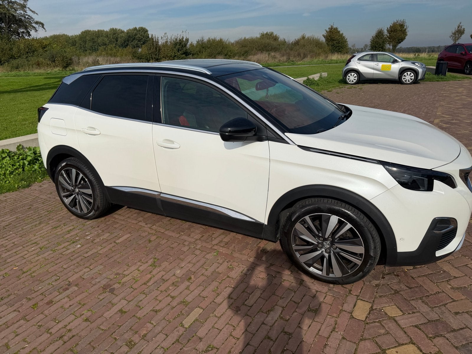Peugeot 3008 GT Line 1.6 e-THP 165 EAT6/Leder/Pano/Carplay, Auto's, Wit, Overige kleuren, Particulier, 1598 cc