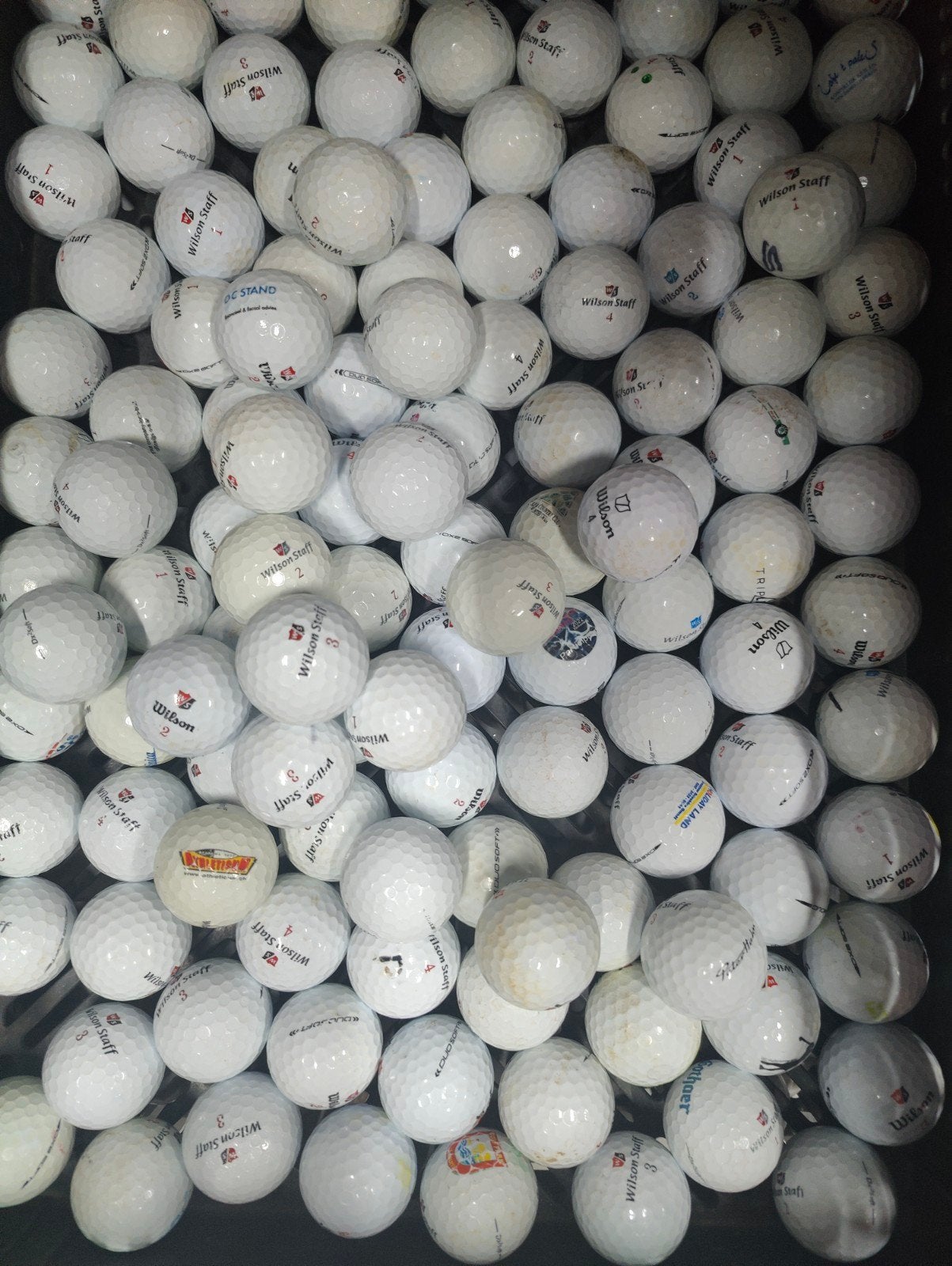 Wilson staff dx2 soft golfballen 100 stuks, Sport en Fitness, Golf, Ophalen of Verzenden, Bal(len)