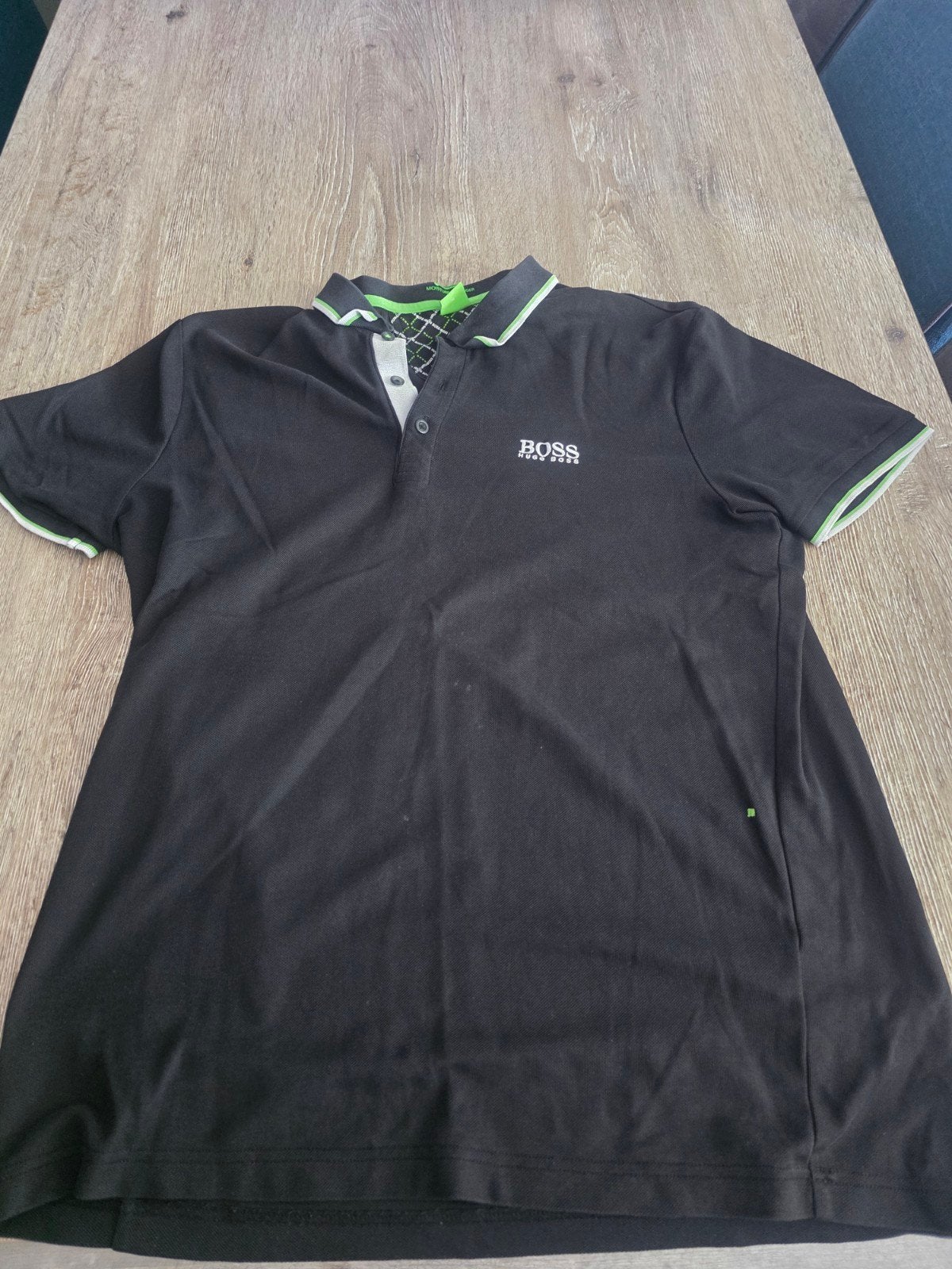 Hugo boss polo  xl, Verzenden, Zwart, Maat 56/58 (XL), Zo goed als nieuw
