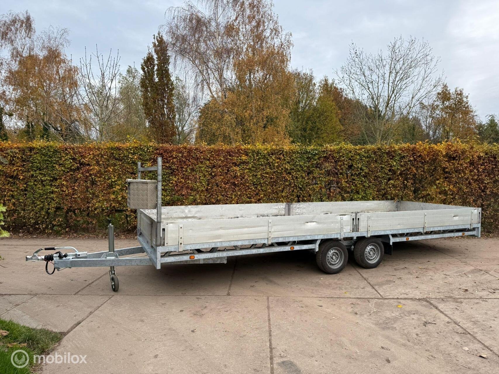 Hulco Plateauwagen, 611x203cm, 3000kg, Gebruikt