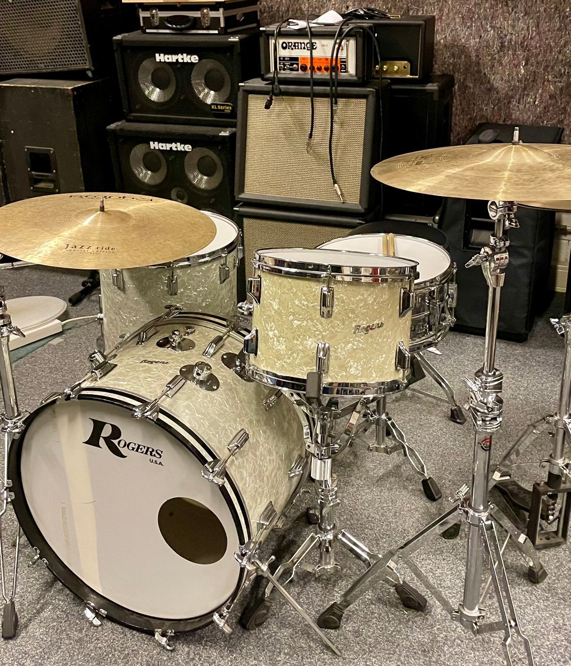Rogers Holiday 1972 in White Marine Pearl, Ophalen of Verzenden, Gebruikt, Overige merken