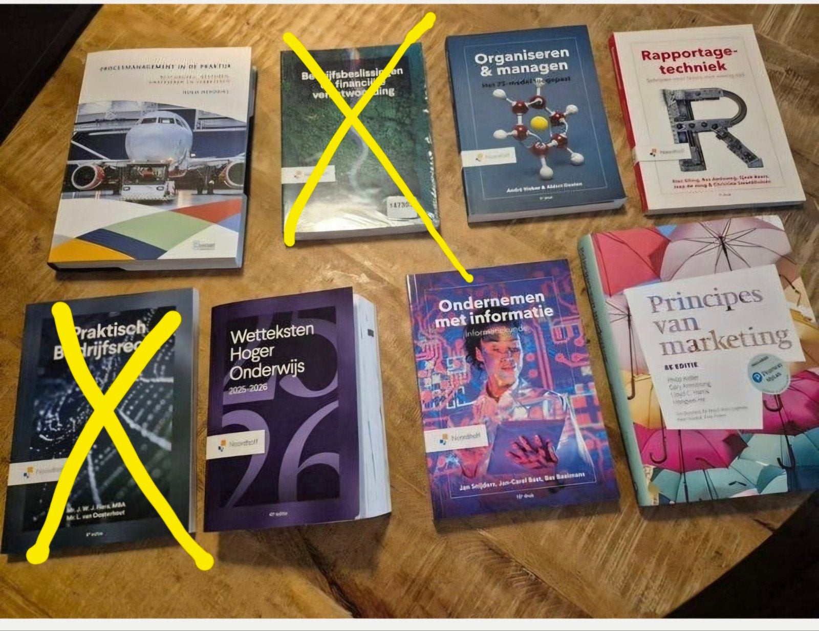 Diverse studieboeken HBO bedrijfskunde - Zo goed als nieuw, Boeken, Diverse auteurs, Zo goed als nieuw, Gamma, HBO