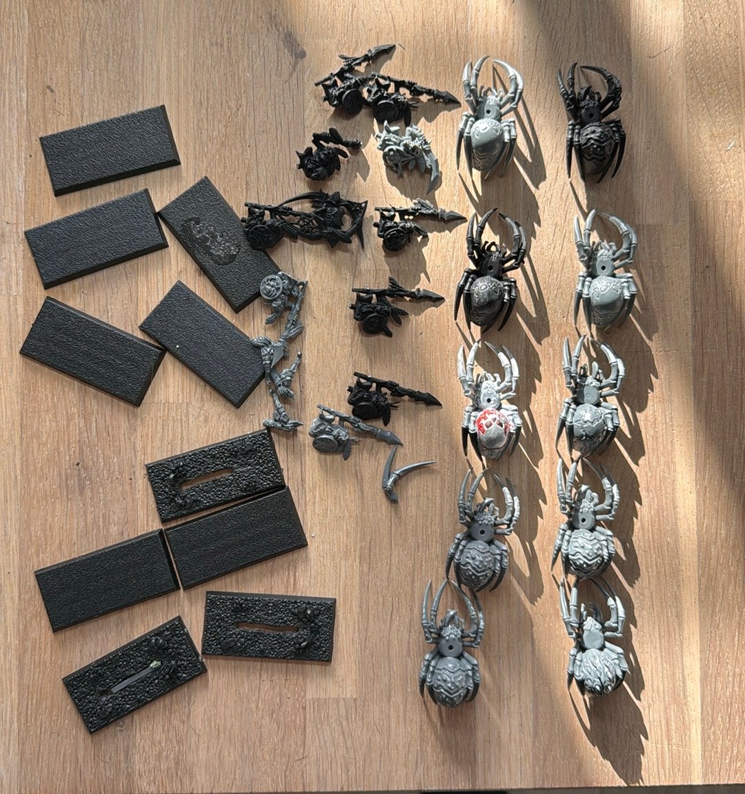 Warhammer 10x Forest Grot Spider Riders #4, Hobby en Vrije tijd, Ophalen of Verzenden, Zo goed als nieuw, Warhammer