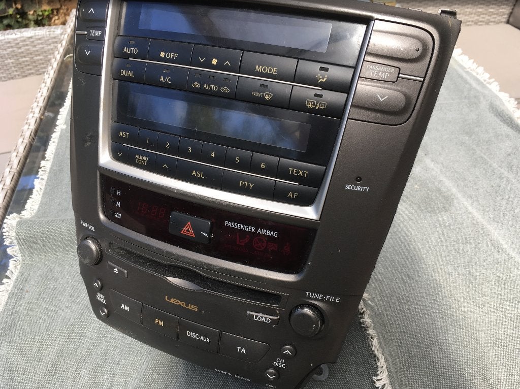 Lexus IS250 originele multimedia /climate control unit, Ophalen, Gebruikt, Lexus