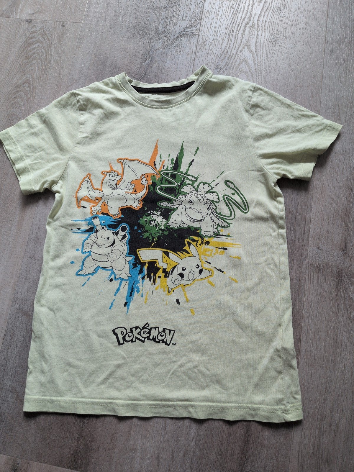 Pokemon T shirt maat 140, Ophalen of Verzenden, Zo goed als nieuw, Overige maten, Blauw