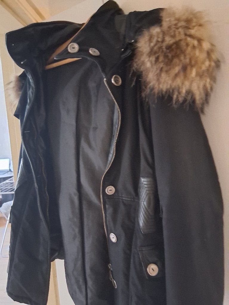 jas, Kleding | Dames, Jassen | Winter, Ophalen, Zwart, Maat 46/48 (XL) of groter, Onbekend