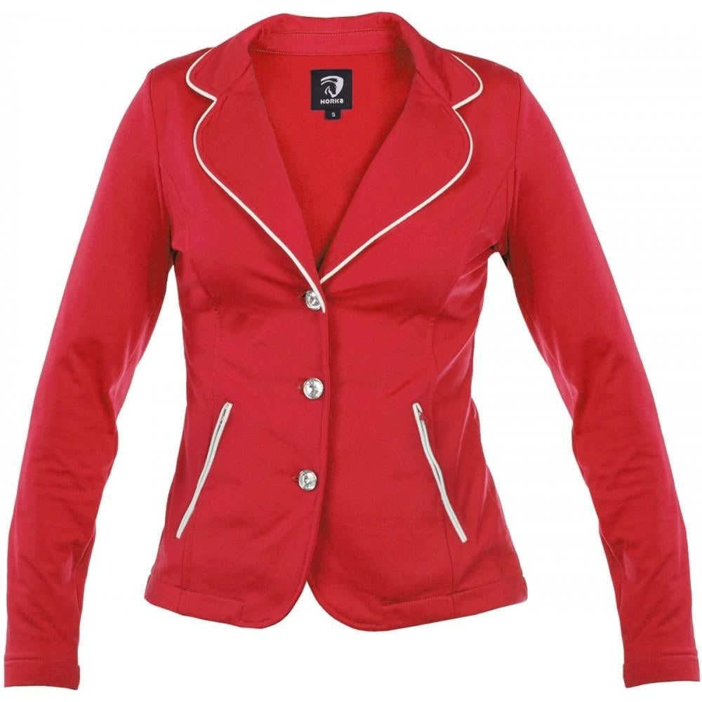 Horka wedstrijdjasje Competition Rood maat M, Dieren en Toebehoren, Paardrijkleding, Dressuur, ., Nieuw, Ophalen of Verzenden