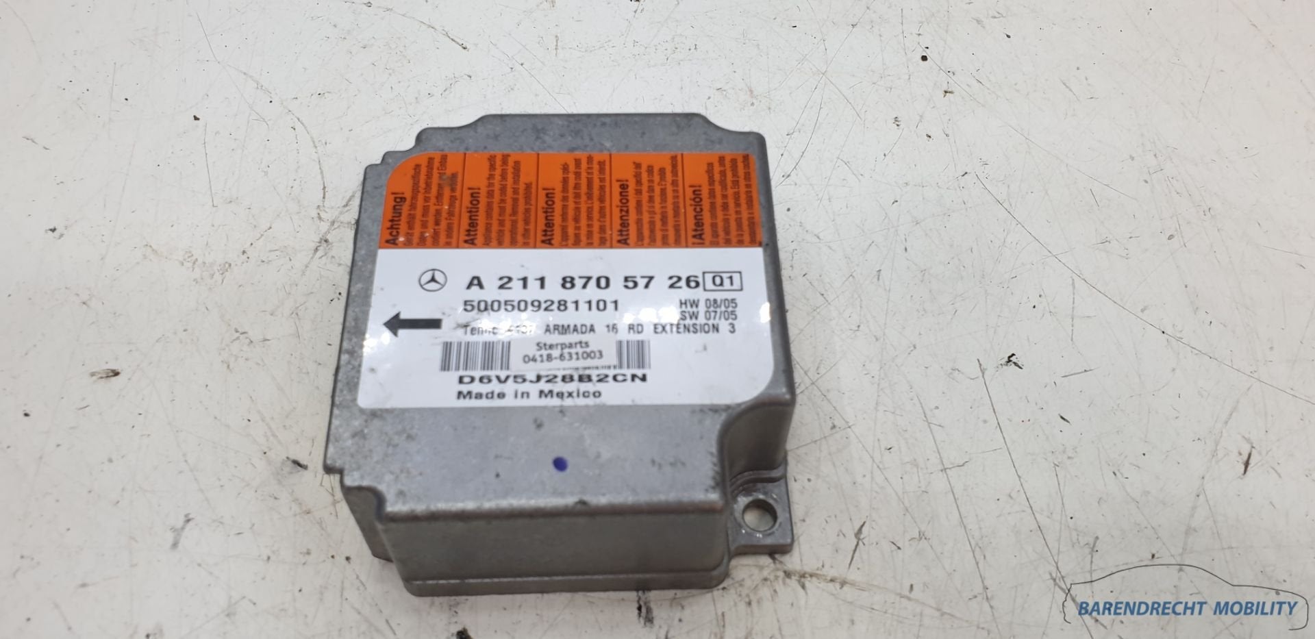 Airbagmodule E-klasse W211 Mercedes 2118705726 origineel geb