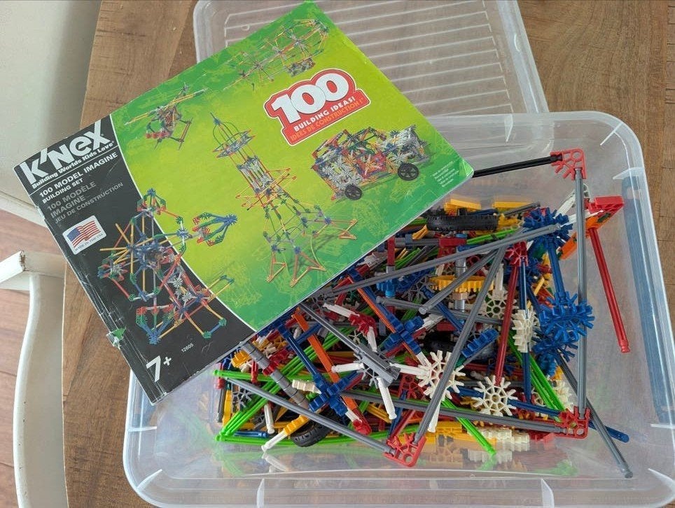 K'nex met boekje - 100 modellen, Ophalen of Verzenden, Gebruikt, K'nex