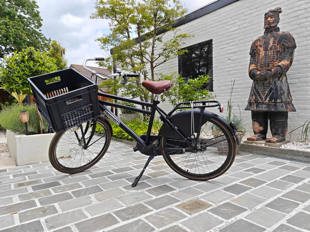 Popal Daily Dutch Basic jongens fiets Zwart, Overige merken, Terugtraprem, Versnellingen, Ophalen of Verzenden