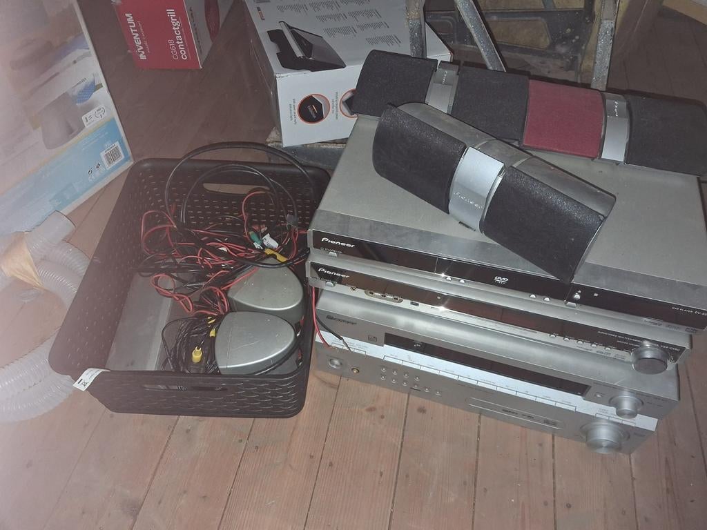 Pioneer stereo set met subwoofer, Ophalen