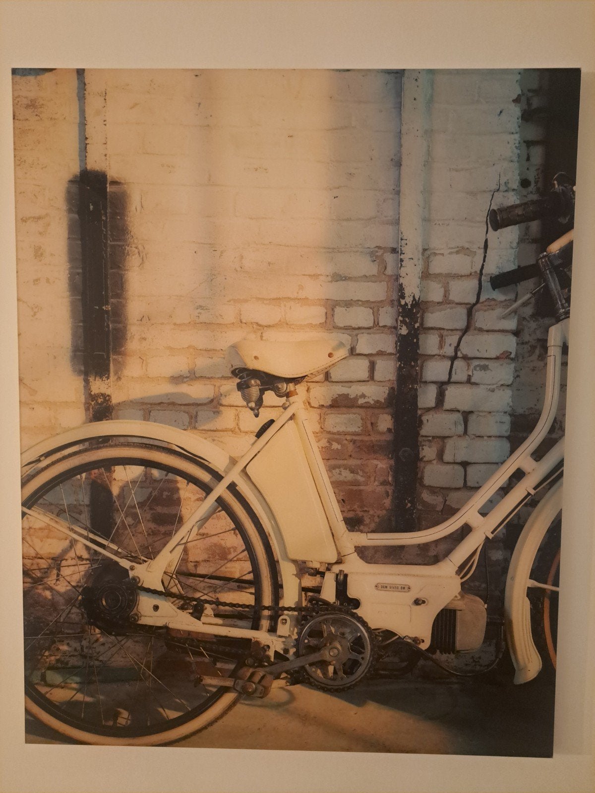 wanddecoratie.  Mobylette bromfiets - Klassieke charme, Ophalen, Gebruikt
