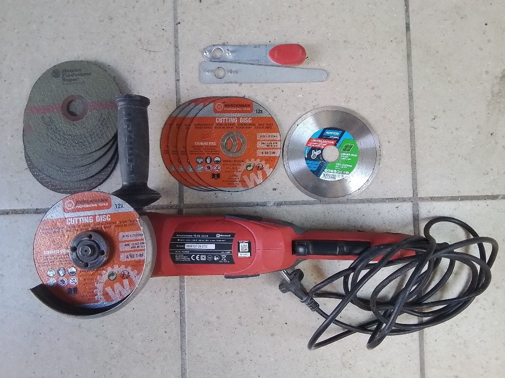 Gereedschap slijptol, Ophalen, Gebruikt, 1000 watt of meer, Haakse handslijpmachine