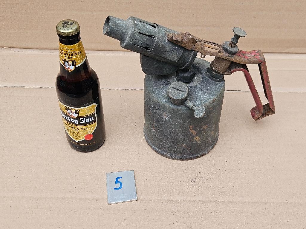 Antieke benzinebrander / verfbrandertje Lot nr. 5, Ophalen of Verzenden