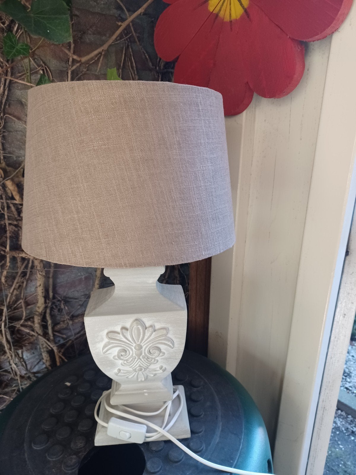 mooie  schemerlamp, Ophalen, Zo goed als nieuw, Schemerlamp