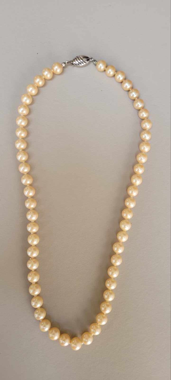 parel snoer 925, Ophalen of Verzenden, Zo goed als nieuw, Zilver, Met edelsteen