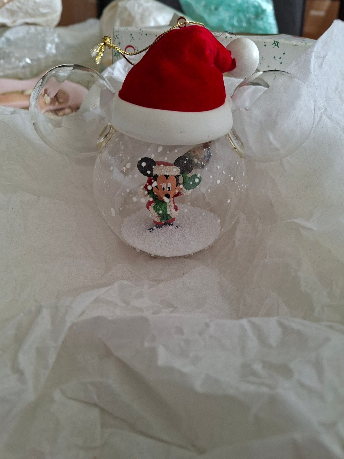 Mickey mouse Disney kerstbal, Ophalen of Verzenden