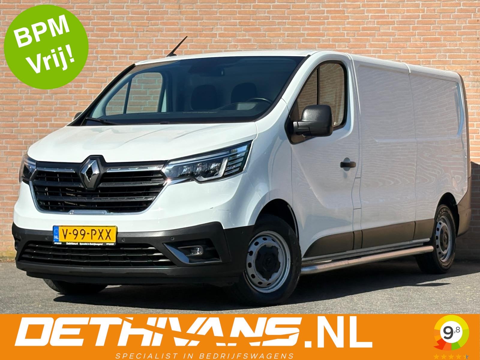 Renault Trafic 2.0BlueDCI 130PK Lang / Cruisecontrol / Camer, Voorwielaandrijving, Gebruikt, Met garantie (alle), Renault
