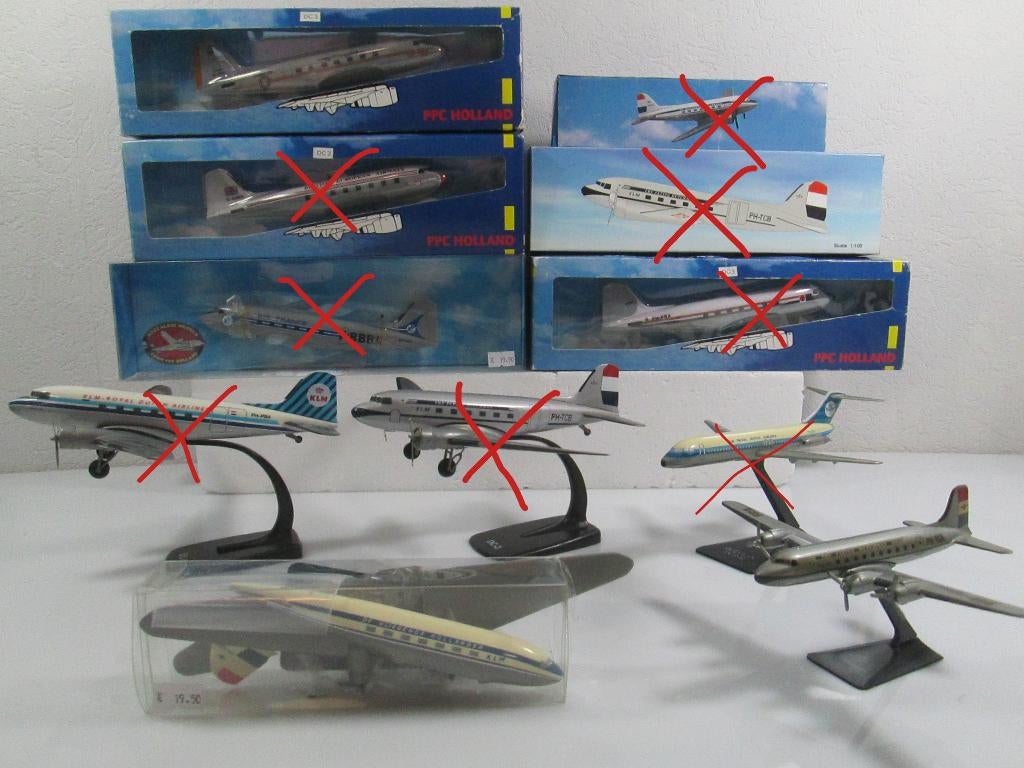 DC-3 / DC-4 /DC-6 Schaalmodellen, Verzamelen, Ophalen of Verzenden, Gebruikt, Schaalmodel