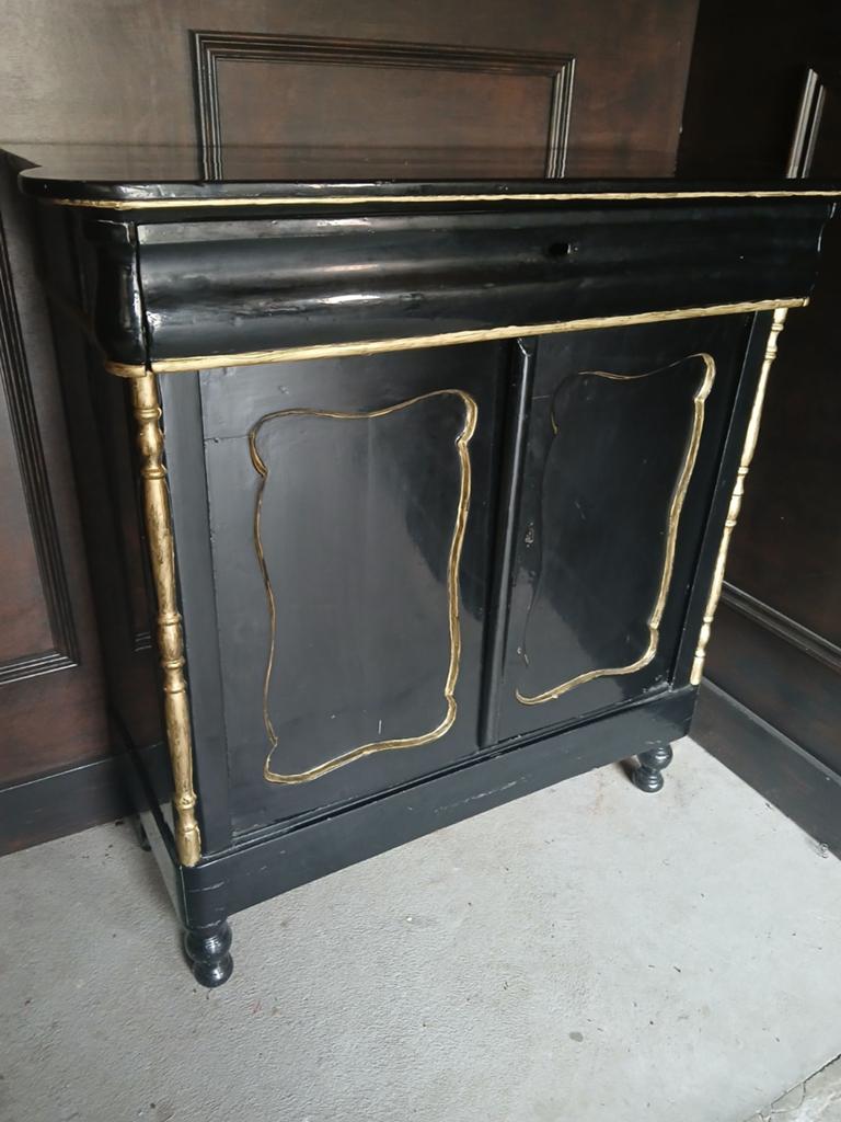 Meidenkast zwart, Antiek en Kunst, Ophalen