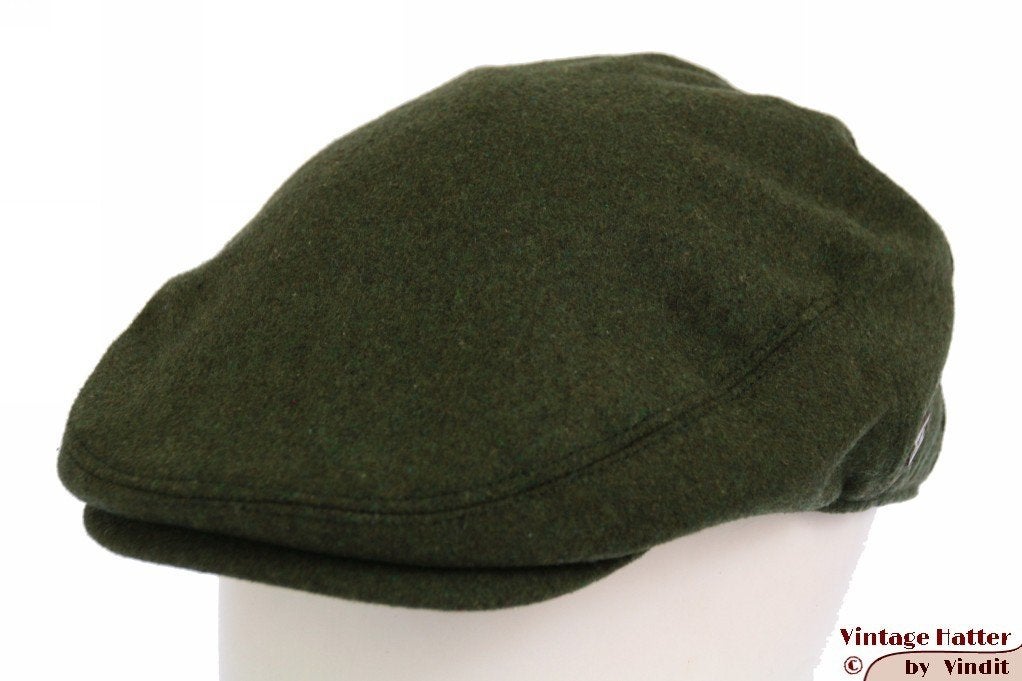 Flatcap Platte pet Hawkins groen wol mix maat 59 en 60 Nieuw, Hawkins, Nieuw, Ophalen of Verzenden, Pet
