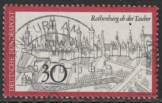 BRD 1969 603 Rothenburg, Gest, Ophalen of Verzenden, BRD, Gestempeld