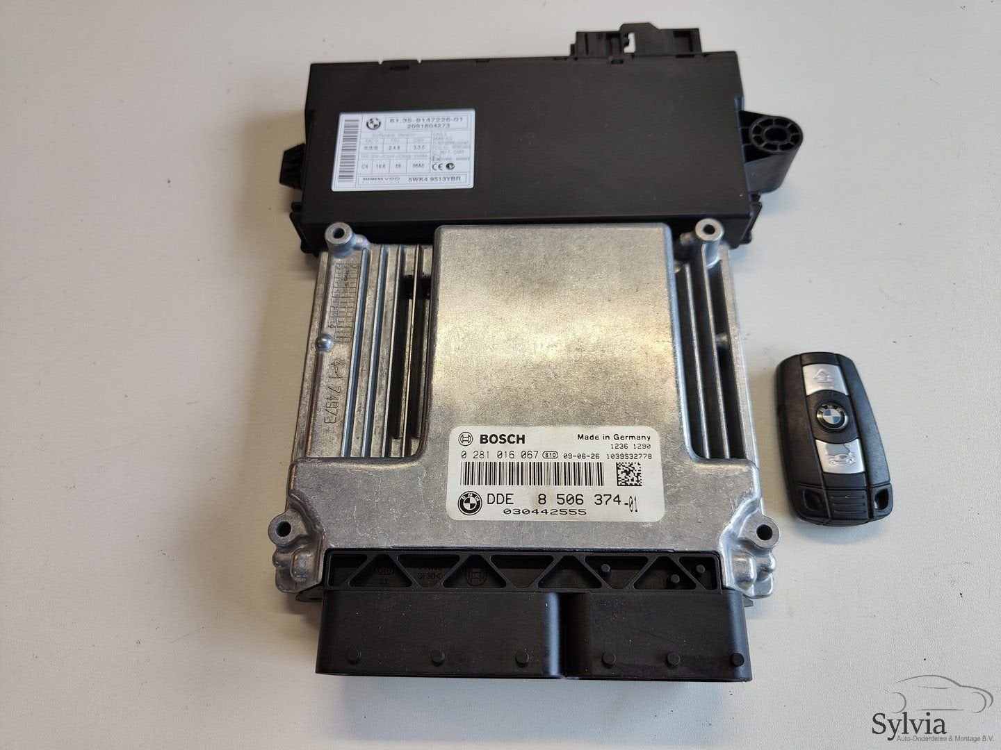Startset ECU + Contactslot CAS3 BMW 1 Serie E82  N47D20 8506, Auto-onderdelen, Elektronica en Kabels, Gebruikt, -, -, Ophalen of Verzenden