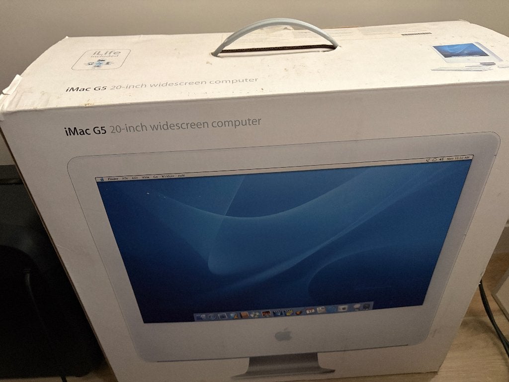 Apple iMac G5 20 inch Met doos, Duitse toetsenbord en muis, Computers en Software, Ophalen, Gebruikt, Minder dan 4 GB, HDD