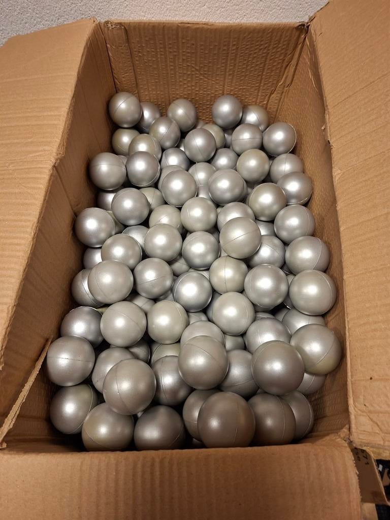Antistress ballen, zilverkleurig., Ophalen of Verzenden