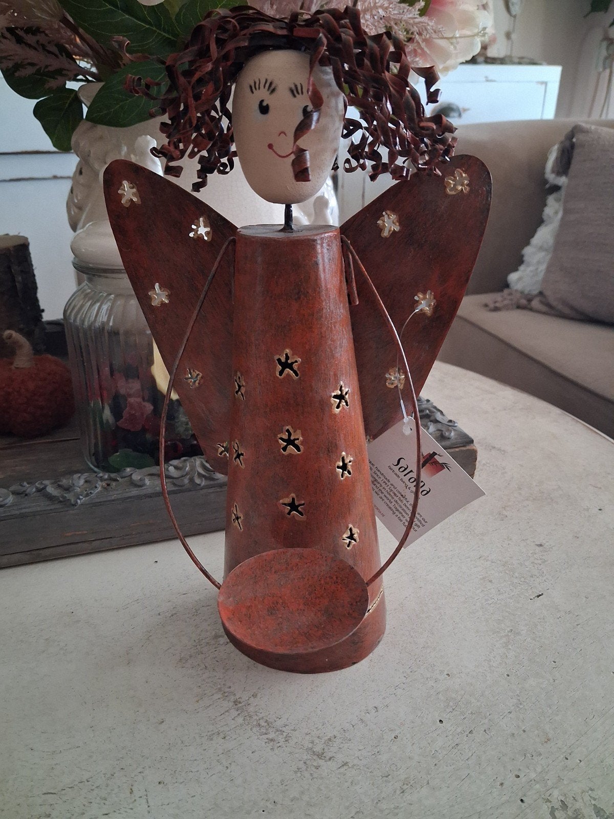 mooie nieuwe kerst engel van metaal, Diversen, Ophalen, Nieuw