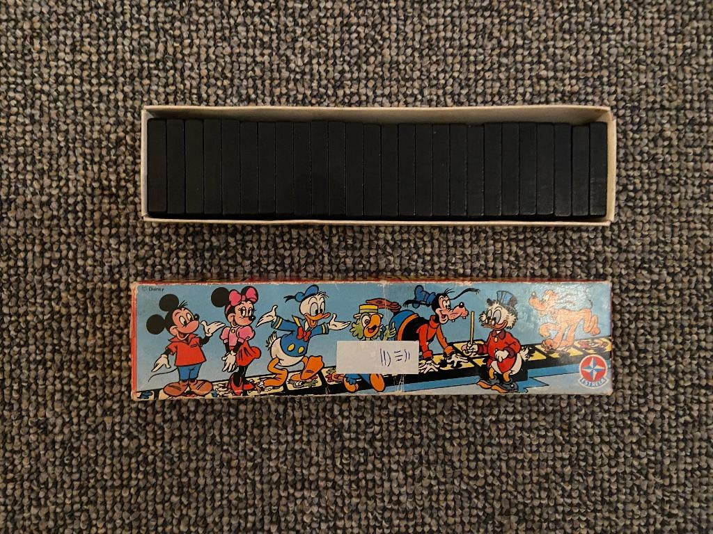 Domino Disneylandia van Estrela, Ophalen, Mickey Mouse, Gebruikt, Beeldje of Figuurtje