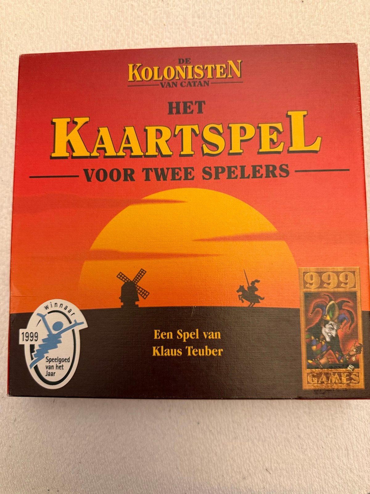 Kolonisten van Catan: Het Kaartspel voor Twee Spelers, Een of twee spelers, Ophalen of Verzenden, Zo goed als nieuw