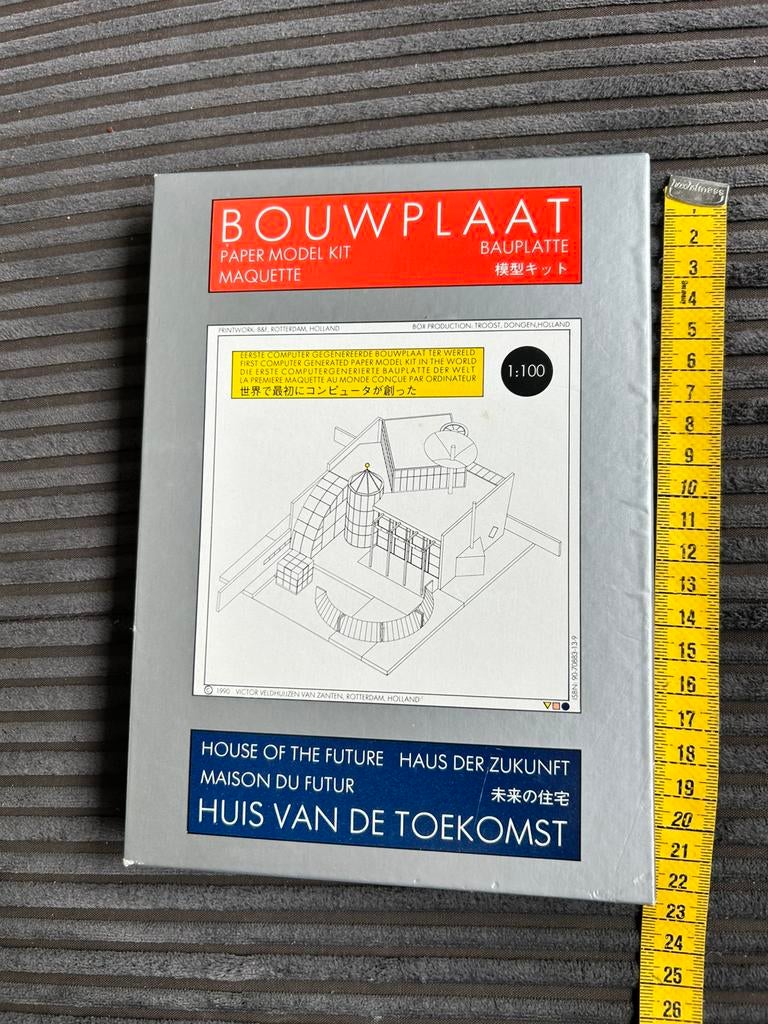 Papier Model Kit Huis van de Toekomst, Hobby en Vrije tijd, Ophalen of Verzenden, Zo goed als nieuw
