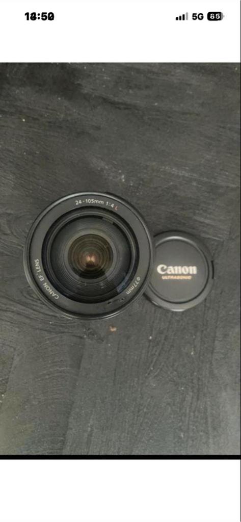 Canon EF 24-105mm f/4 L IS USM Lens, Ophalen, Zo goed als nieuw, Standaardlens, Zoom