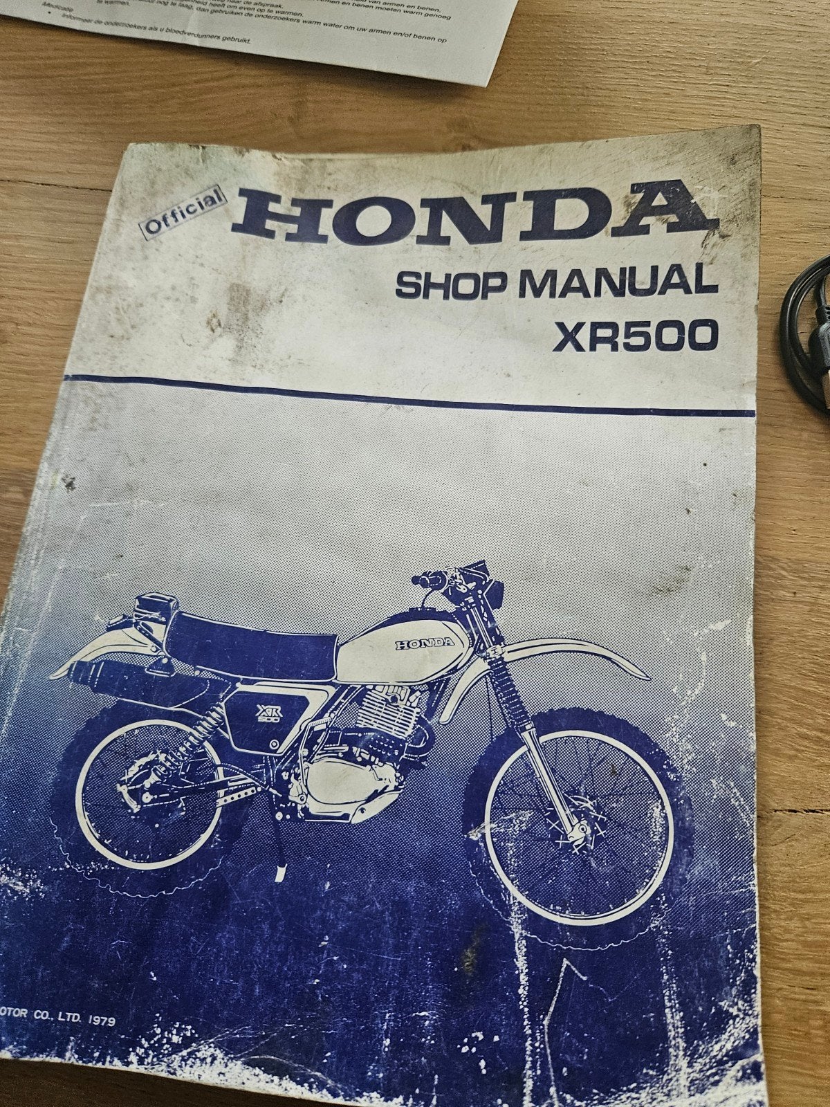 Honda XR500 Shop Manual - Compleet en Gebruikt, Ophalen of Verzenden