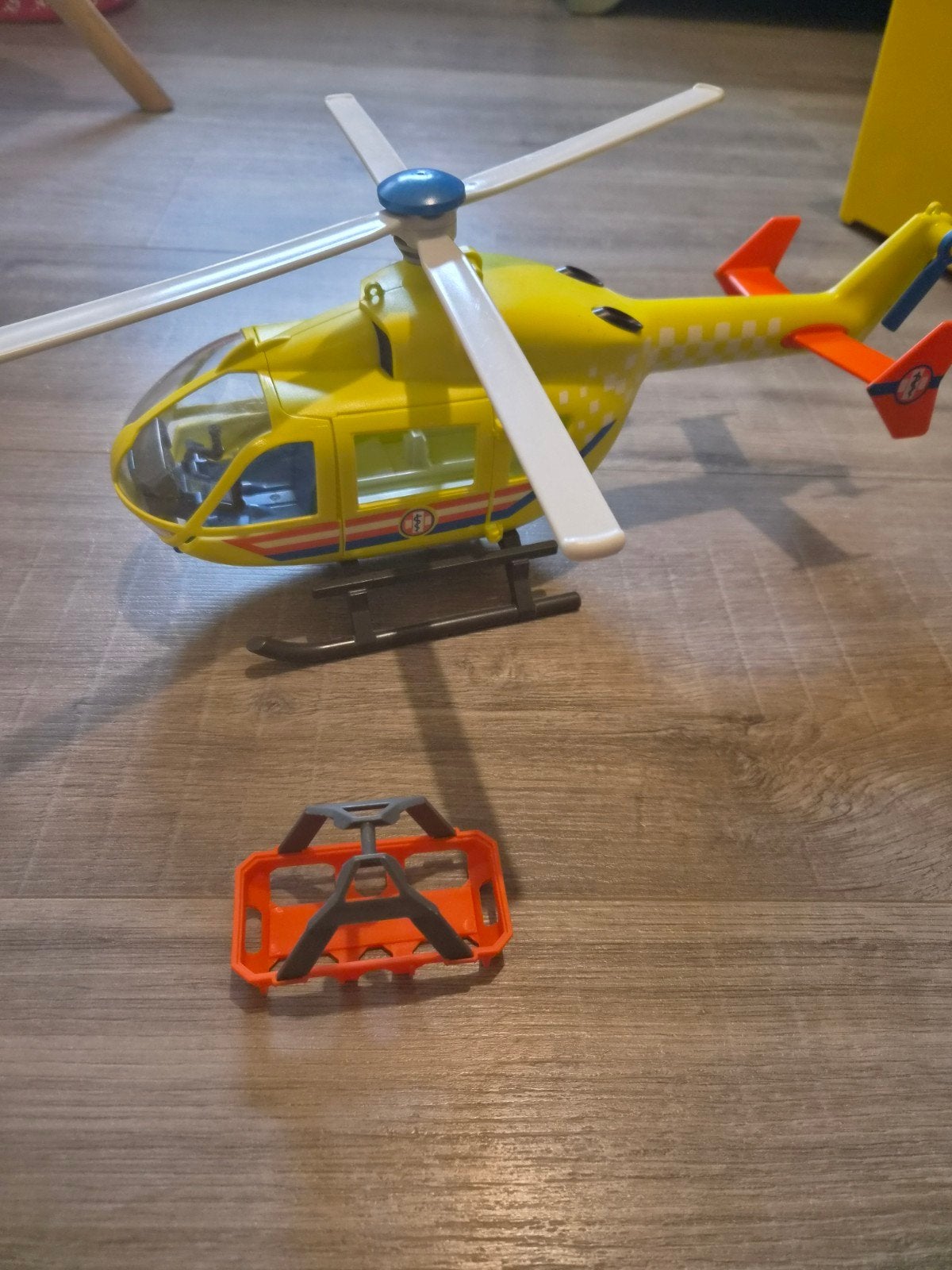 Playmobil Helikopter met brancard, Ophalen, Gebruikt
