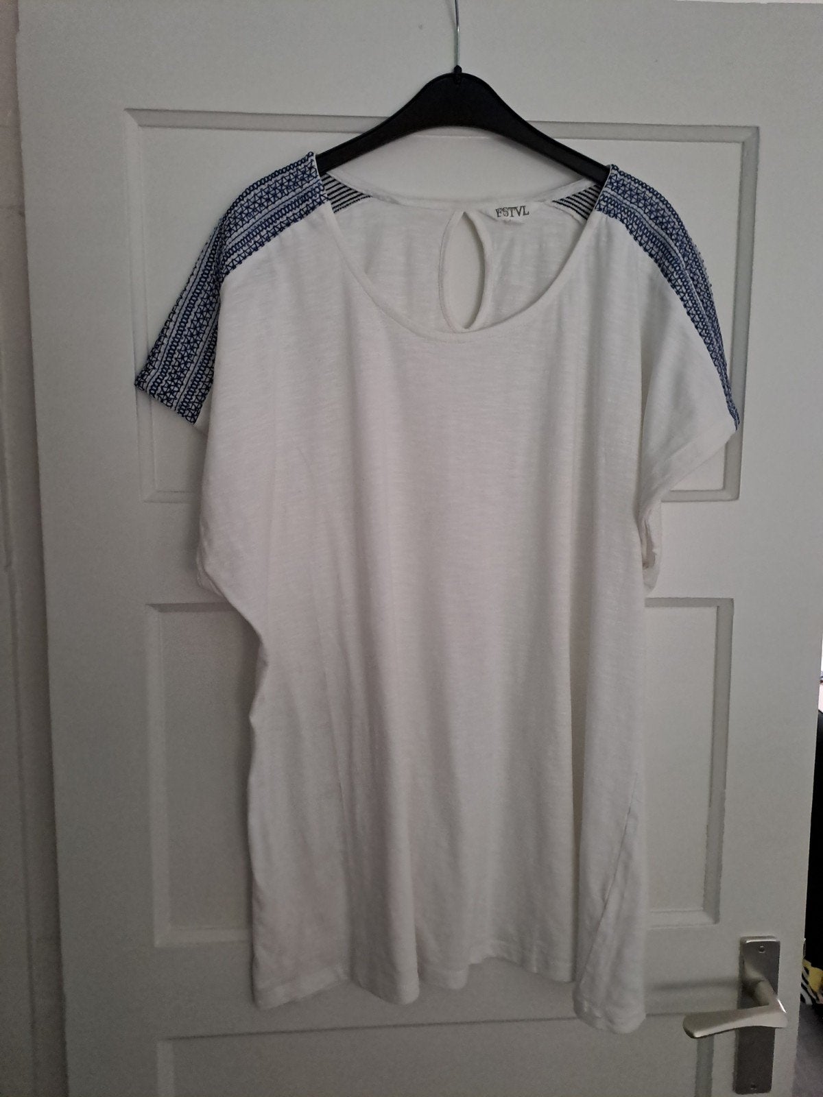 Leuk zomers shirt maat XL MS mode, Wit, Zo goed als nieuw, MS Mode, Shirt of Top